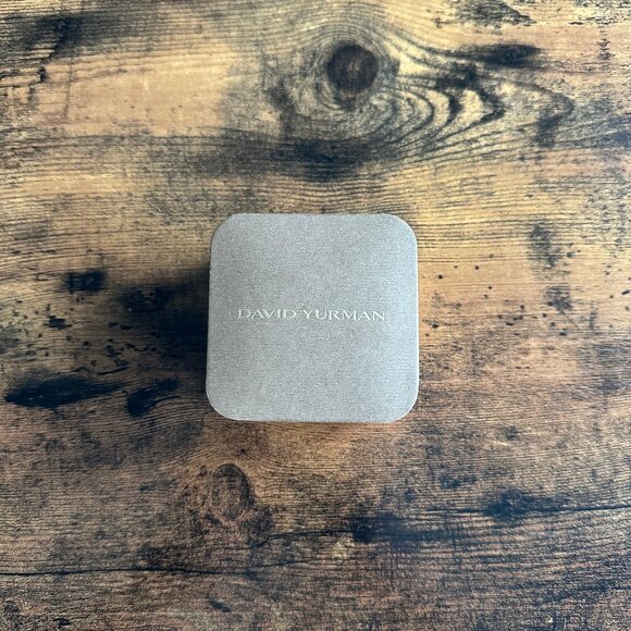 David Yurman Empty Brown Cardboard Ring/Pendant Box & Pouch Set - Picture 3 of 4